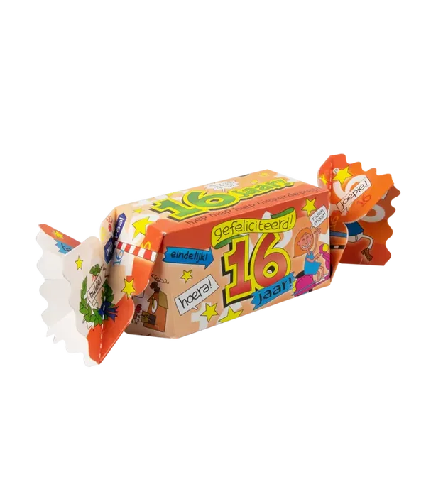 Snoepverpakking: 16 Jaar