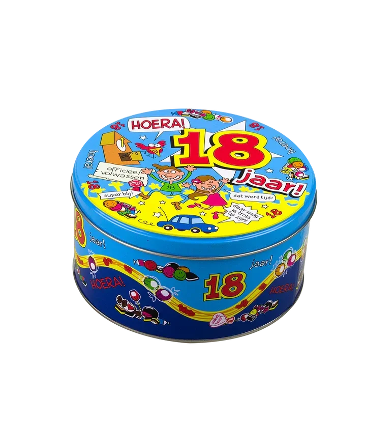 Snoeptrommel 18 Jaar