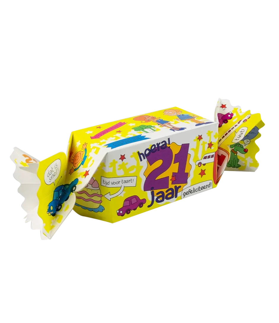 Snoepverpakking: 21 Jaar