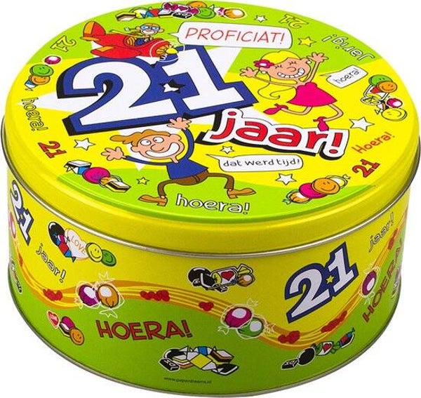 Snoeptrommel 21 Jaar