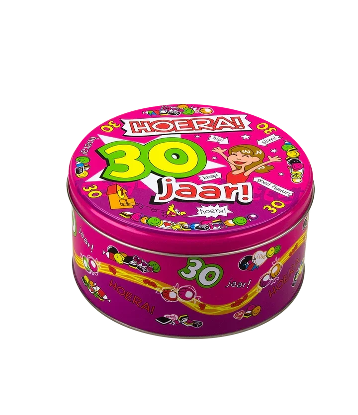 Snoeptrommel 30 Jaar (Vrouw)
