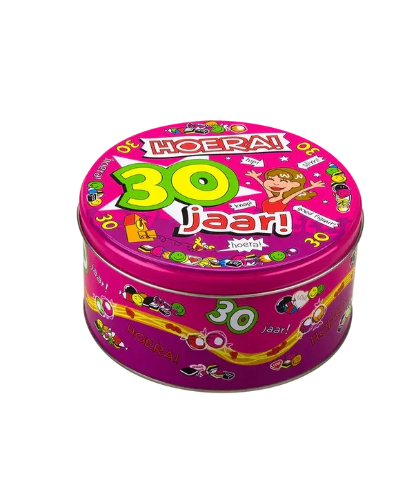 Snoeptrommel 30 Jaar (Vrouw)
