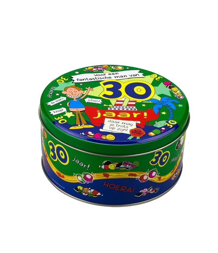 Snoeptrommel 30 Jaar (Man)