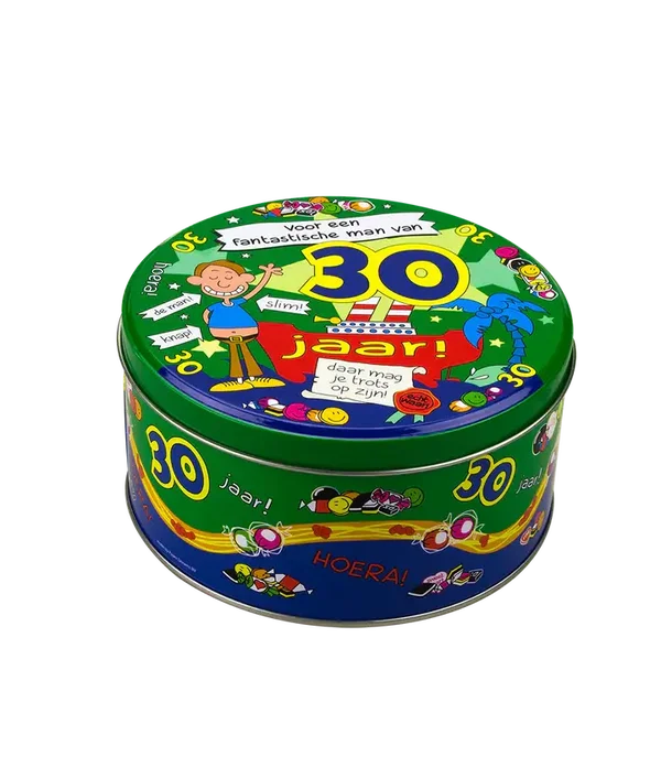 Snoeptrommel 30 Jaar (Man)