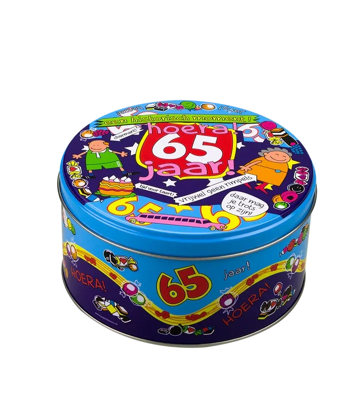 Snoeptrommel 65 Jaar