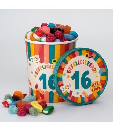Candy Bucket - 16 Jaar