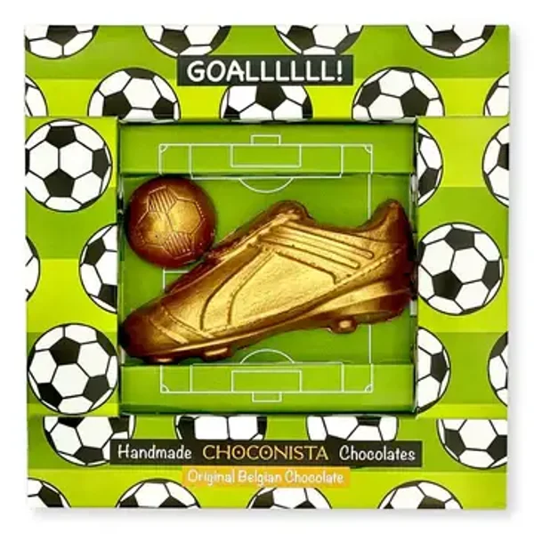 Chocolade Voetbalschoen