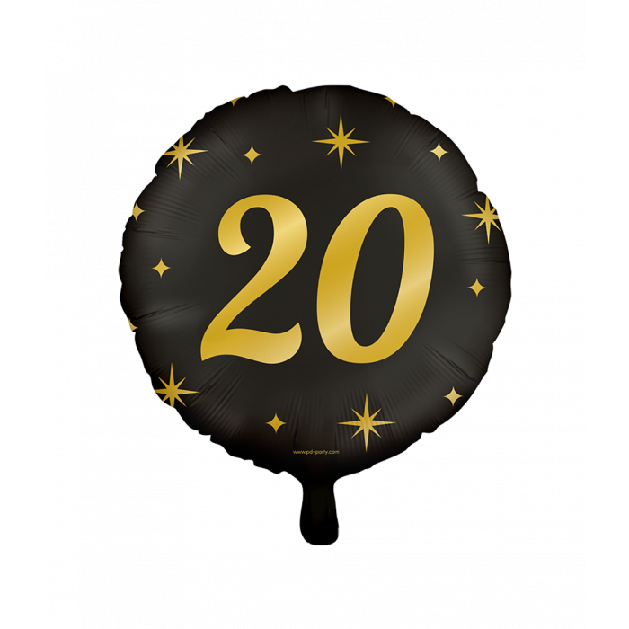 Classy Party Foil Ballon: 20 Jaar