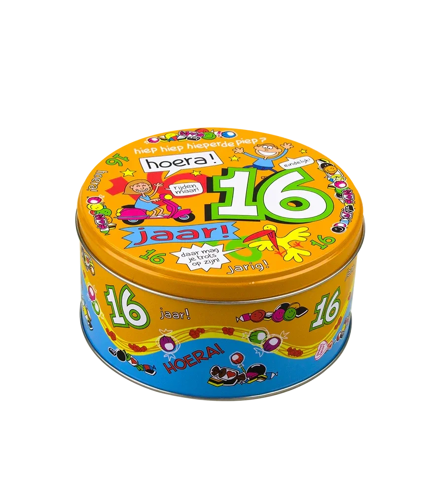 Snoeptrommel 16 Jaar