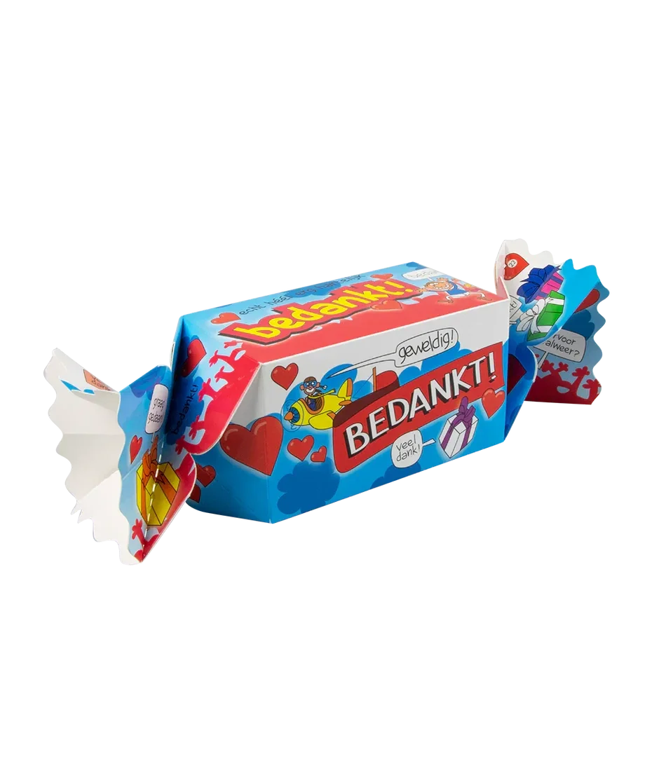 Snoepverpakking: Bedankt