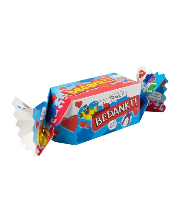 Snoepverpakking: Bedankt