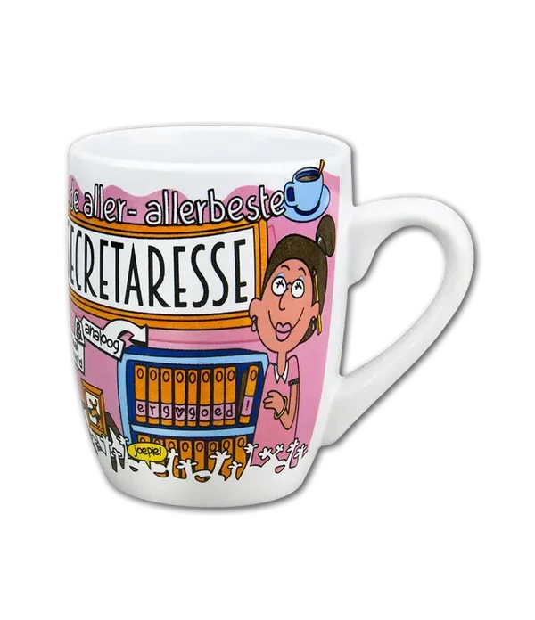 Cartoonmok: Secretaresse