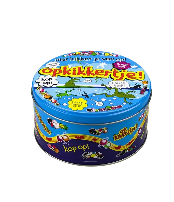 Snoeptrommel: Opkikkertje