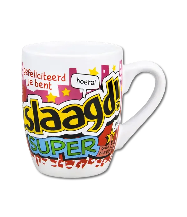 Cartoonmok: Geslaagd