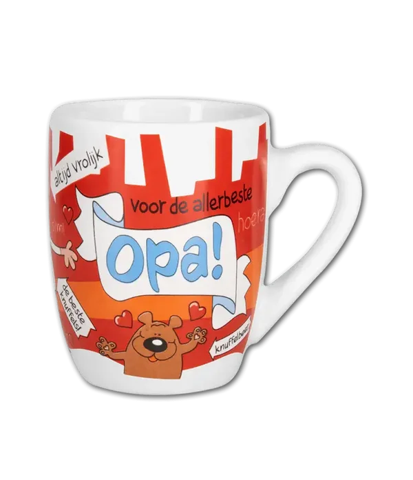 Cartoonmok: Opa (Rood)