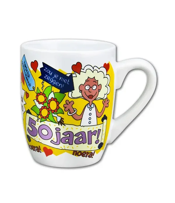 Cartoonmok: 50 Jaar (Vrouw)