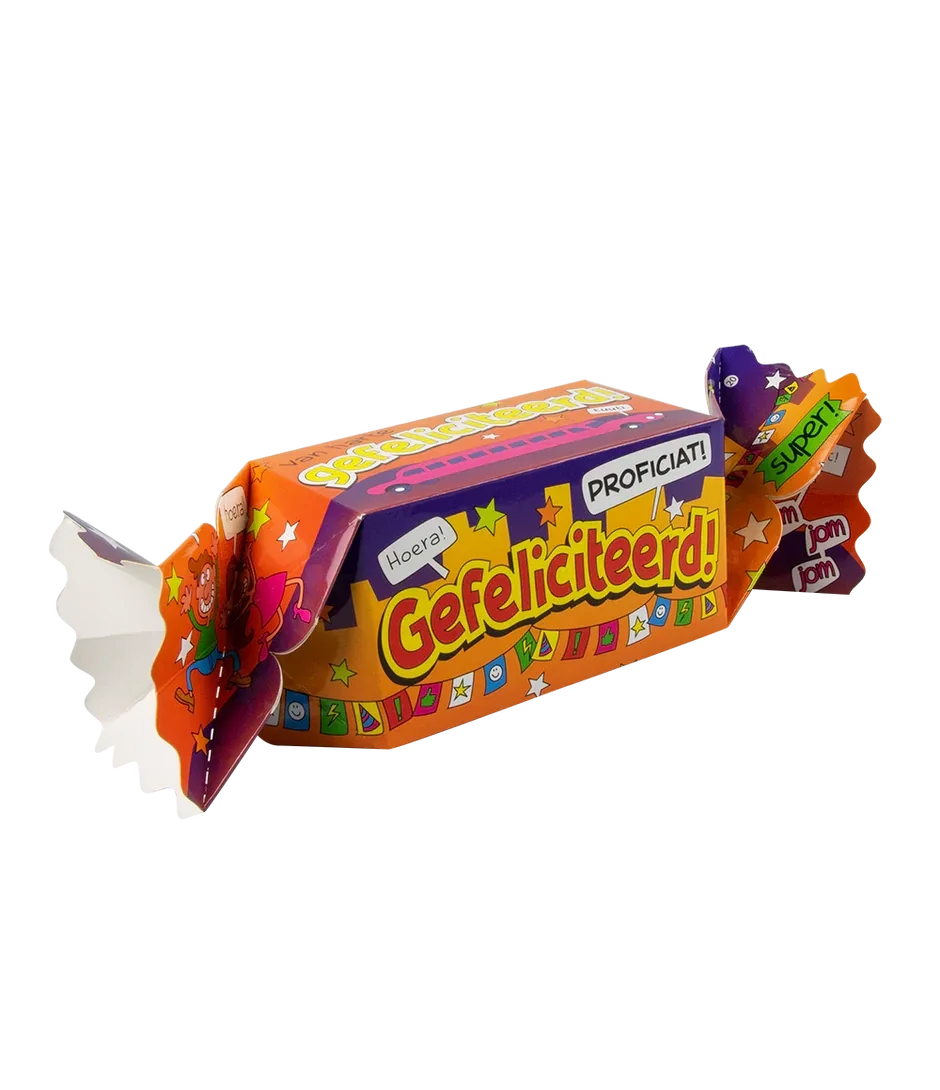 Snoepverpakking: Gefeliciteerd