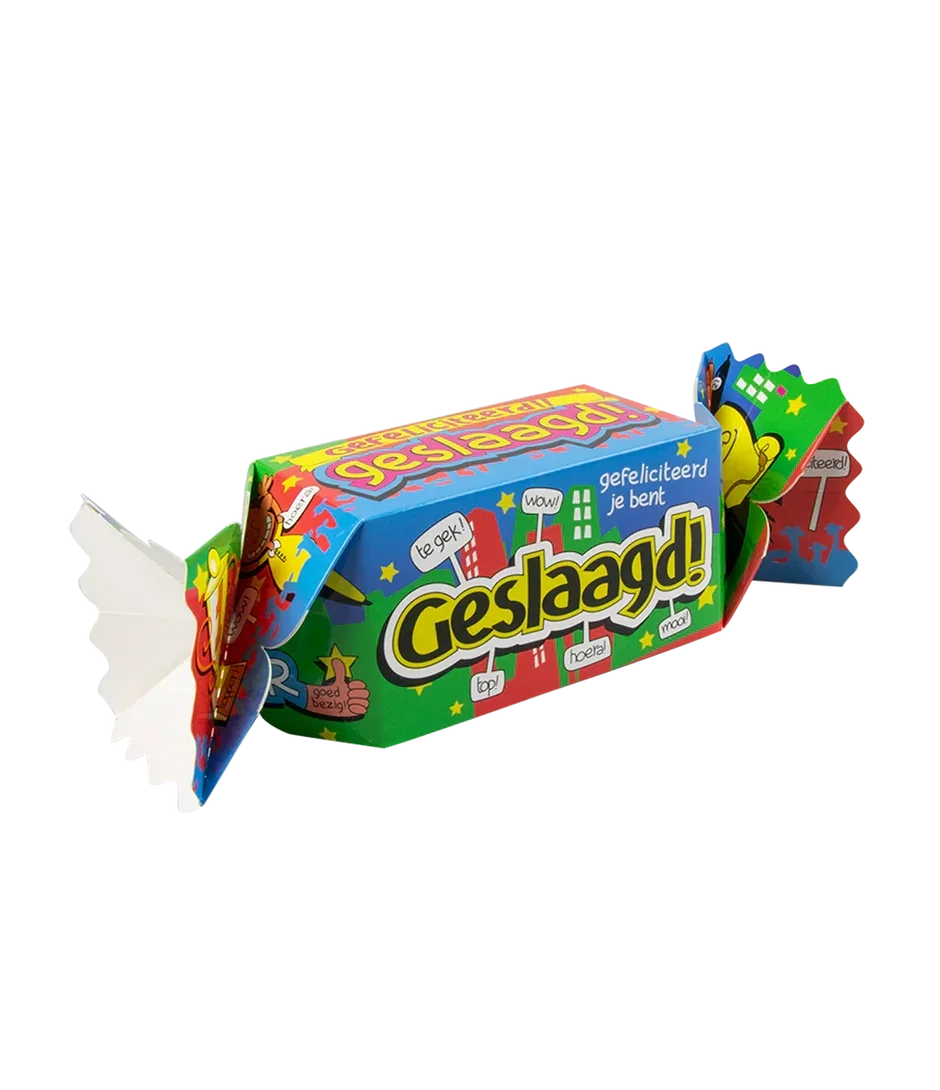 Snoepverpakking: Geslaagd