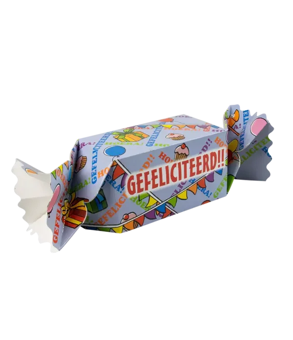 Snoepverpakking: Hoera Gefeliciteerd