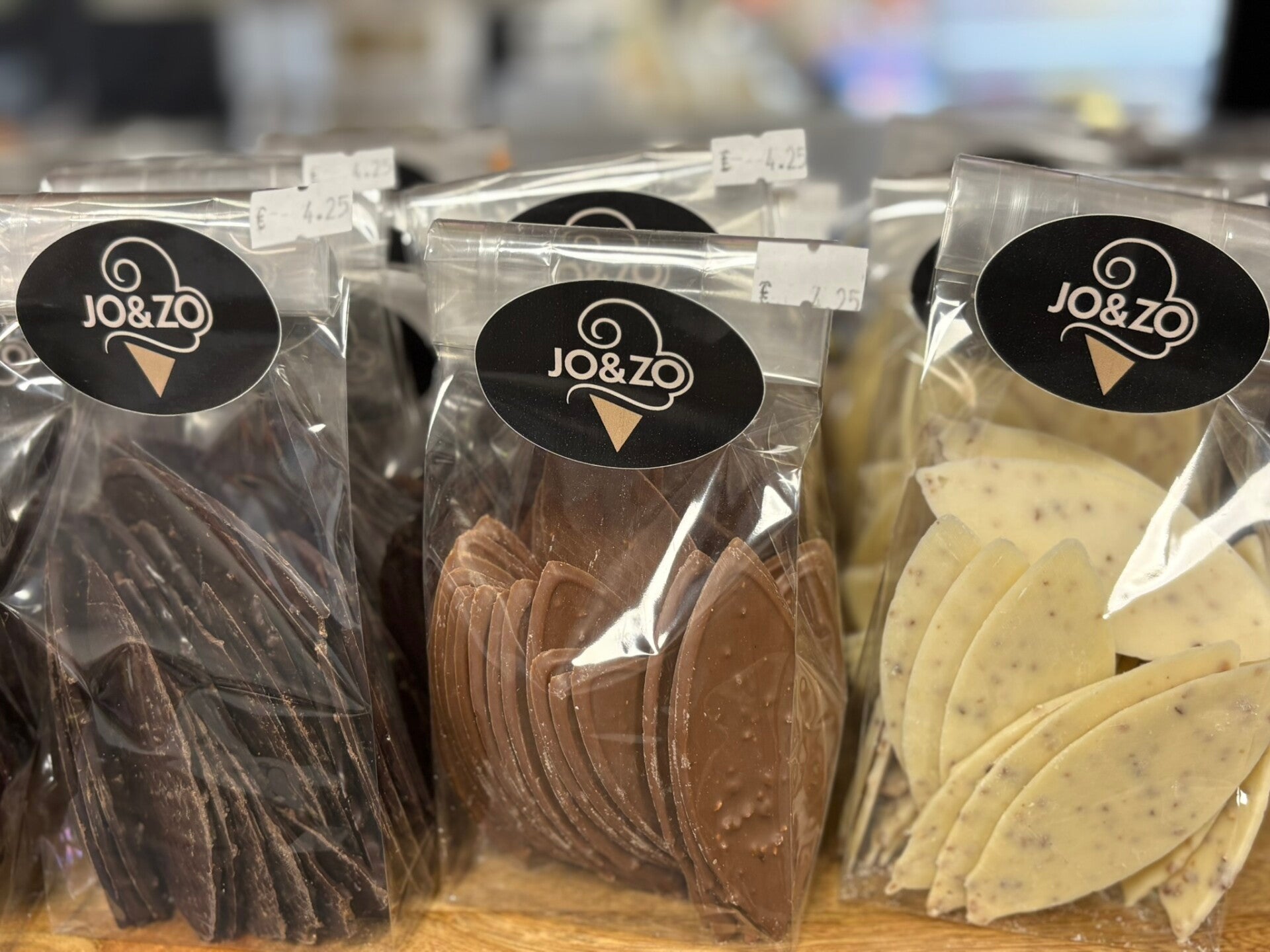 Chocolade Krokante Blaadjes