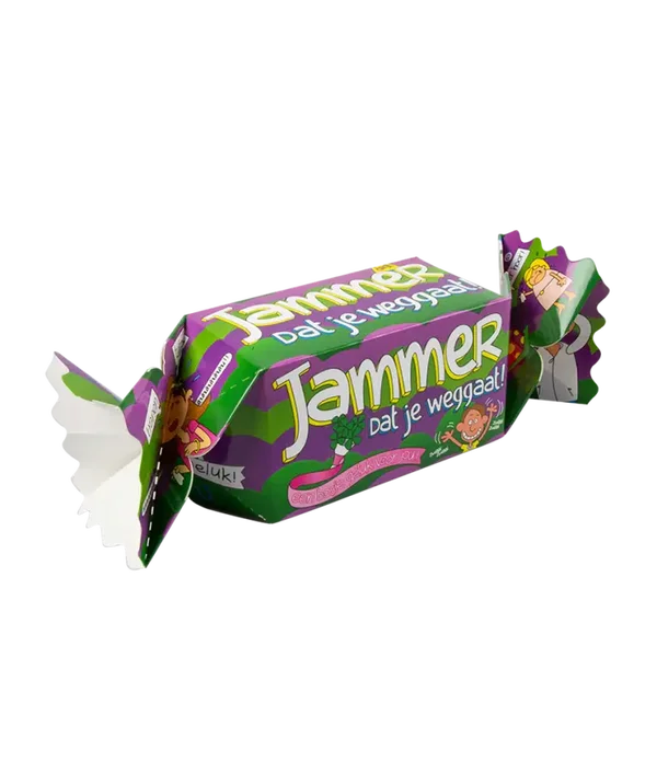 Snoepverpakking: Jammer dat je weggaat!