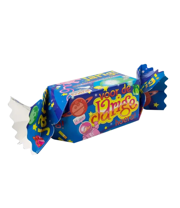 Snoepverpakking: Jarige