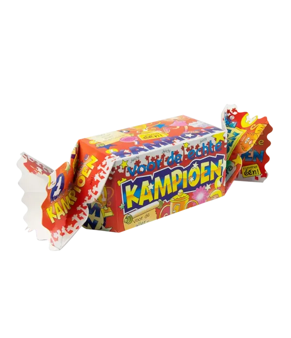Snoepverpakking: Kampioen