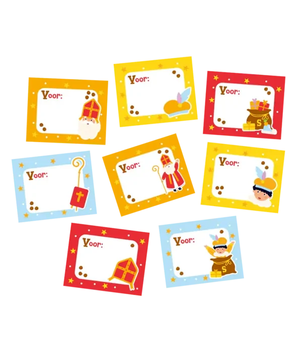 Sinterklaas: Naamstickers