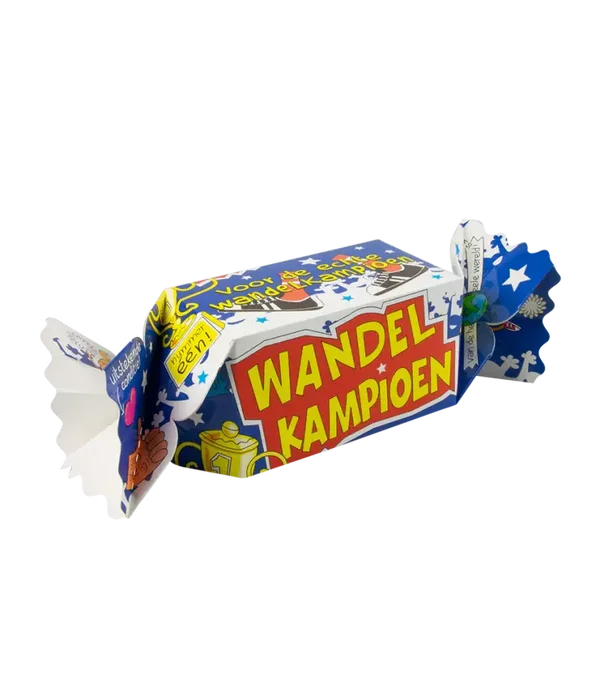 Snoepverpakking: Wandelkampioen