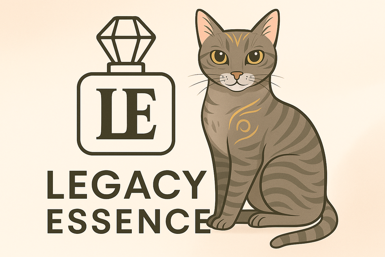 Kemi the cat mascot for Legacy Essence.