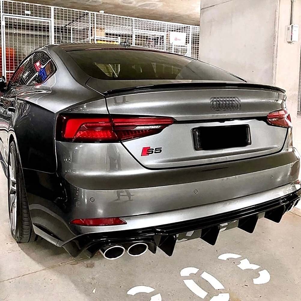 Audi a5 spoiler Glans zwart