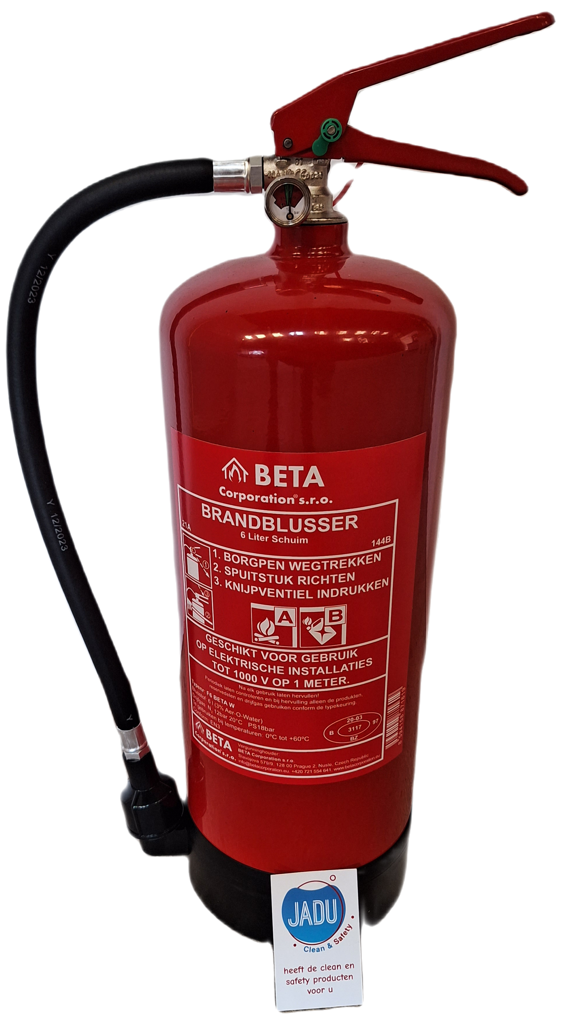 JaDu Brandblusser eco schuim 6L