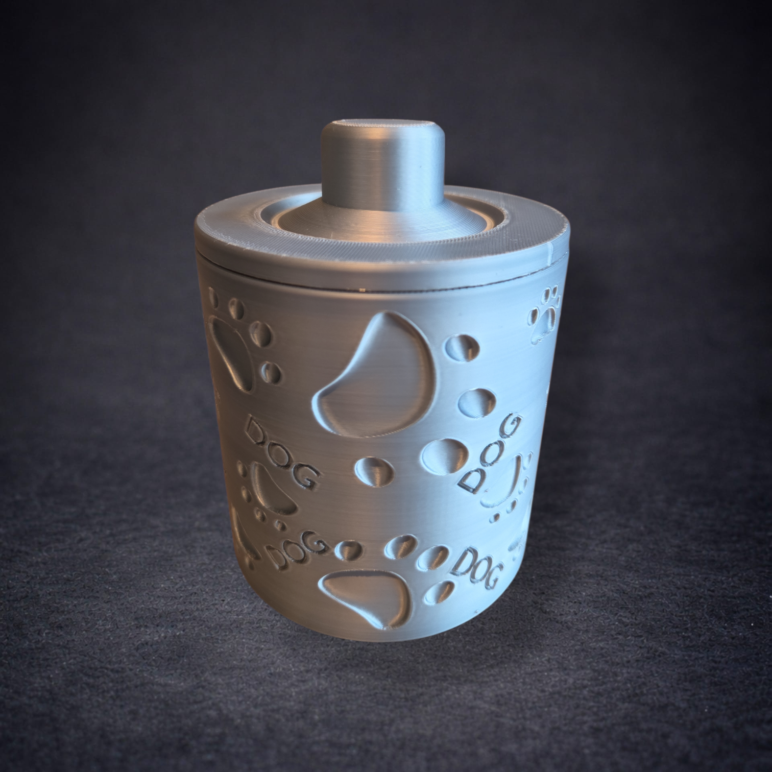 3D-Geprint Hondenpotje met Pootafdrukken