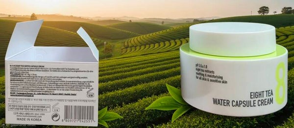 Eight Tea  Cicaming Serum oder Water Capsule Creme