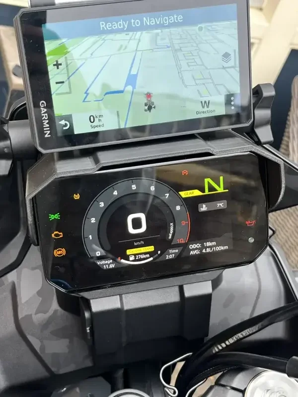 Soporte + Visera Garmin Zumo XT para CFMOTO 450MT