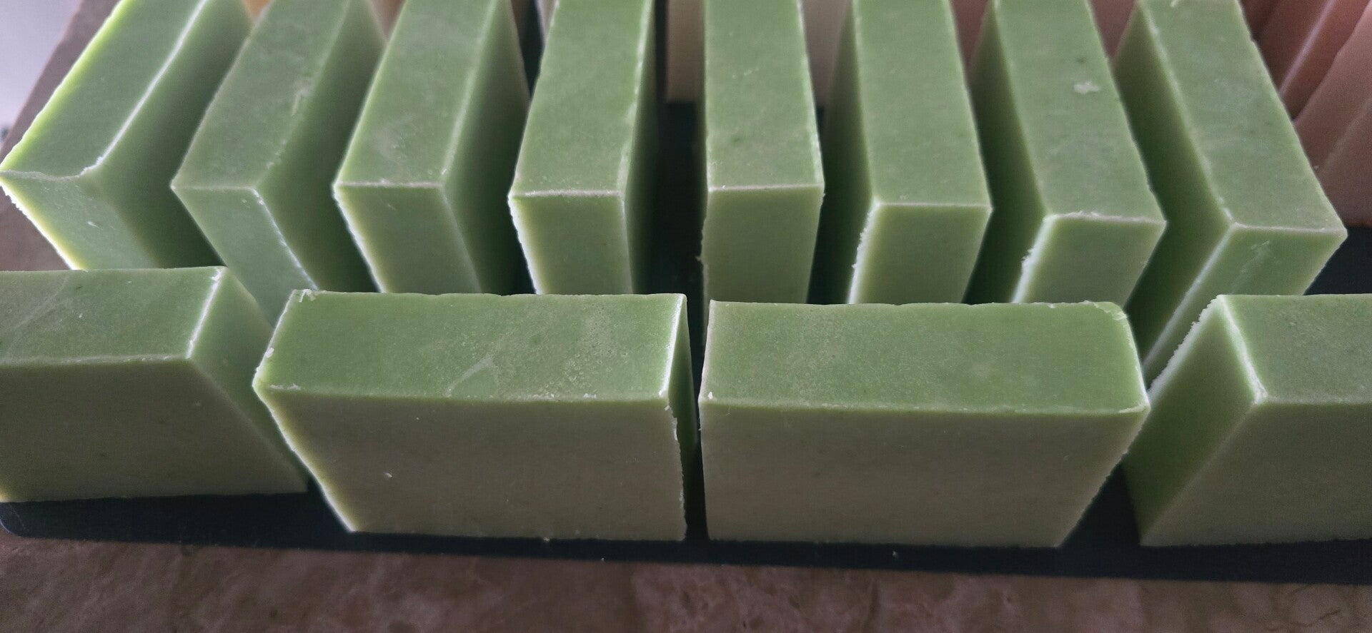 Tallow soap bars Melon Cucumber