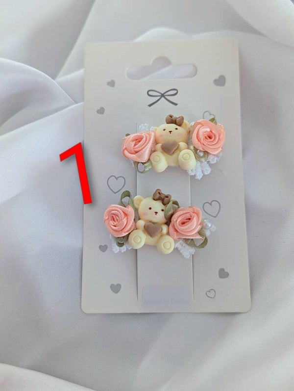 Barrettes cheveux