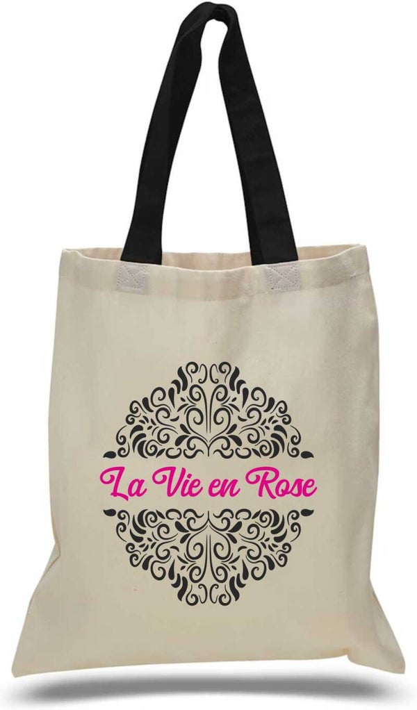 La Vie en Rose Tote Bag
