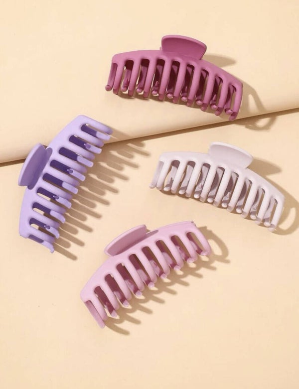 Purple hair accessories