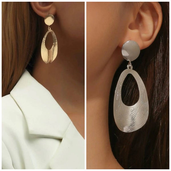 Fingerprint earrings
