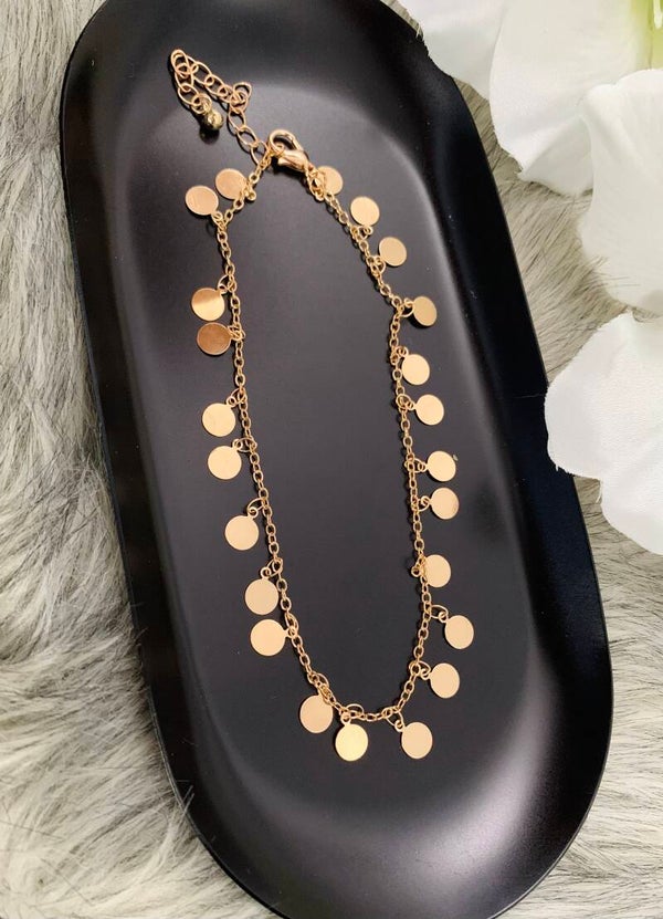 Coins anklet