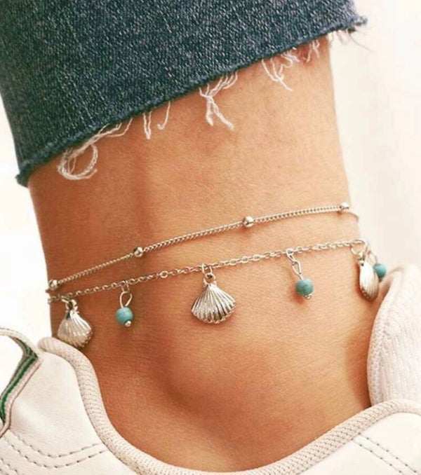 Silver anklet party