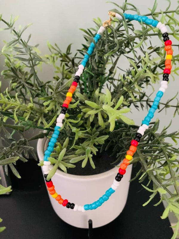 Eagle feather choker