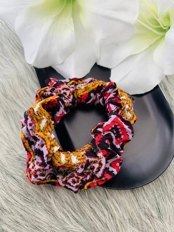 Aztec scrunchies