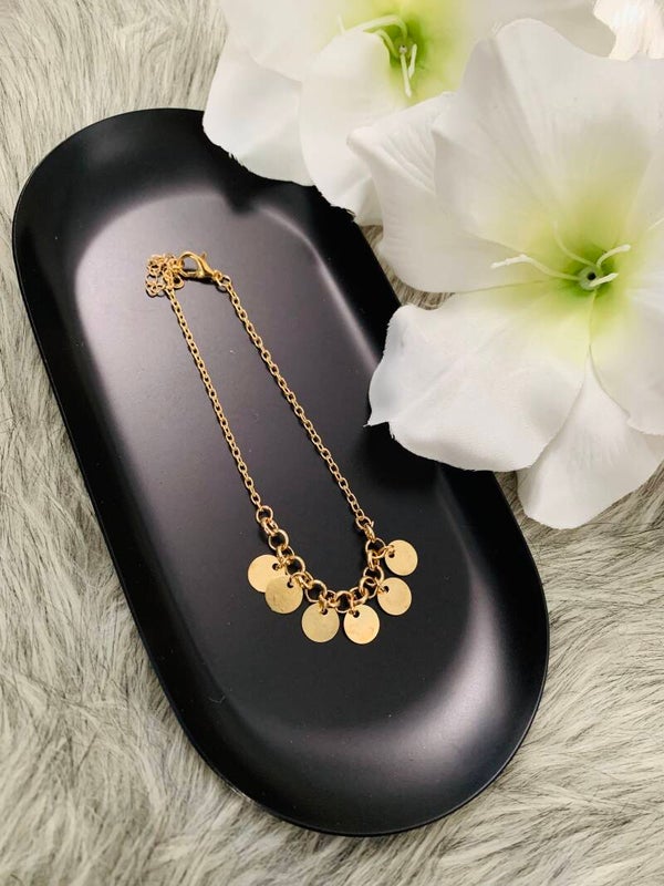 Dangly coins anklet