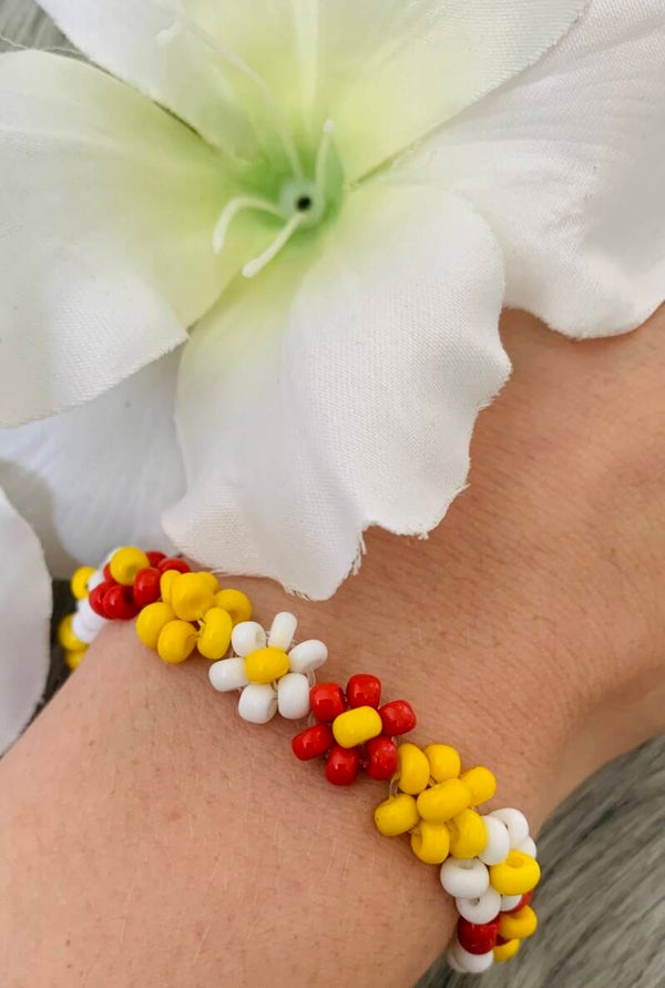Carnaval Daisy bracelets
