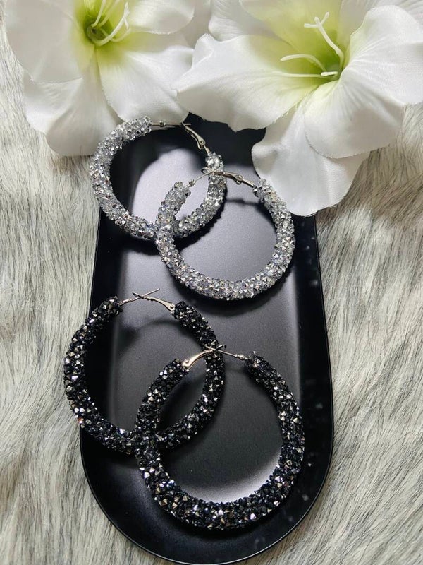 Strass hoops