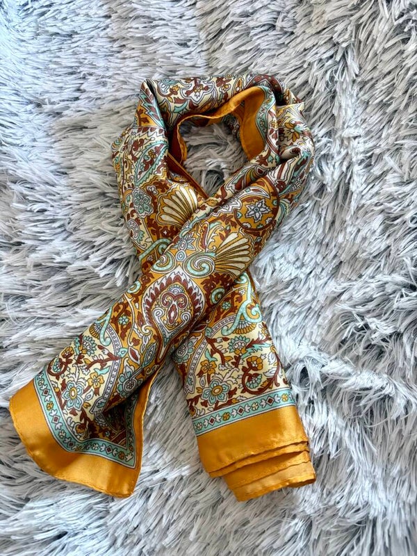 Golden paisley sjaal