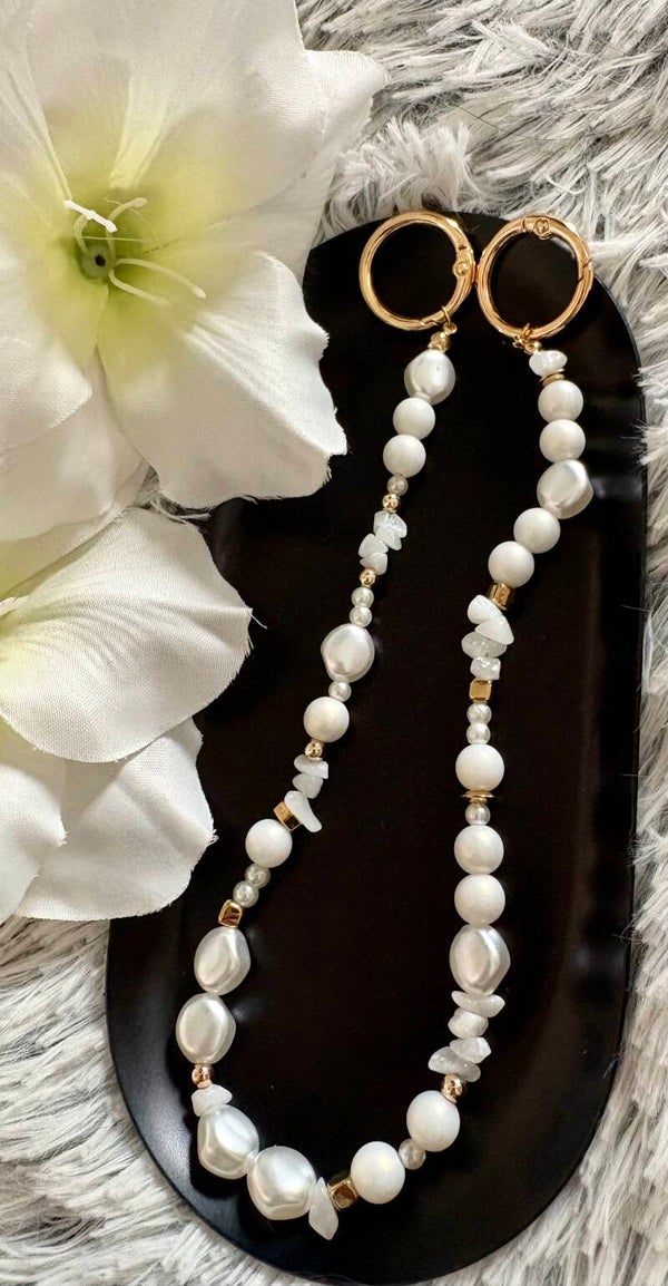 Stone & pearl telefoonkoord