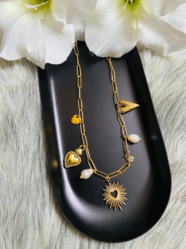 Heart candy necklace